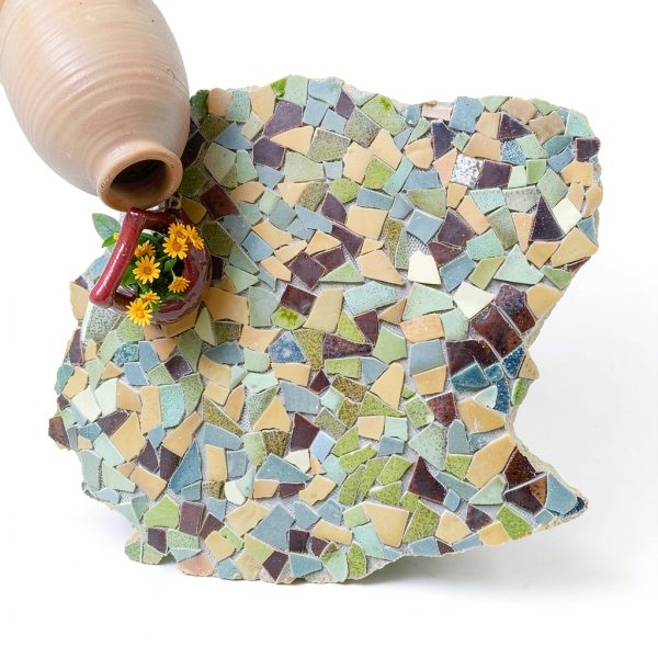 Mosaic Mesh Tile Backing HAOPENGYOU 12x12 Inch 24 Pack Strong Adhesive-5