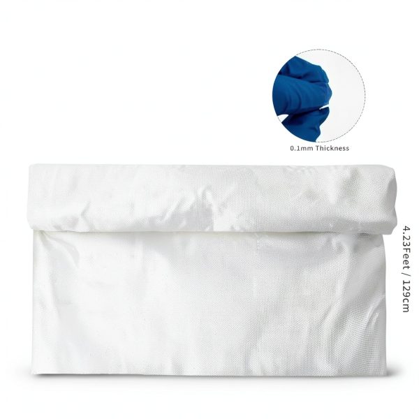 2 Pack 6 oz Fiberglass Cloth, 12 Feet x 50 Inches Woven E-Glass Plain Weave Fabric for Boat, Auto, Rc Plane, Surfboard, Tub, Pool Repair, White-1