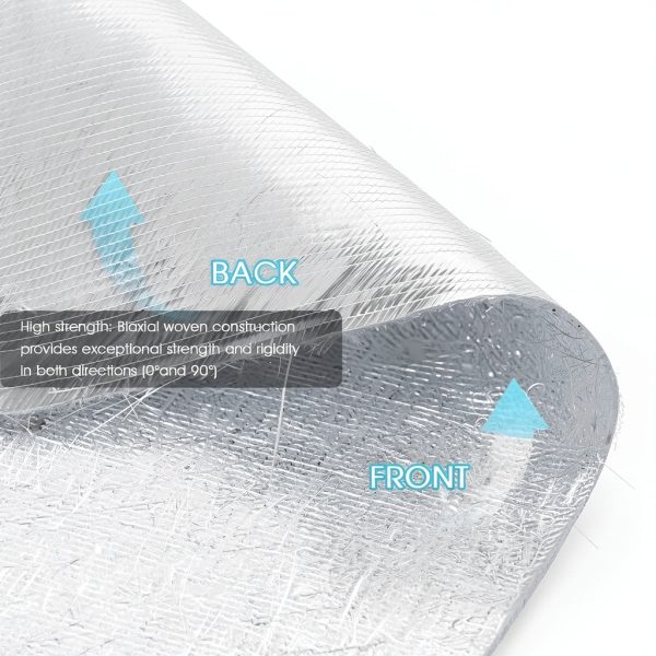 1708 Biaxial Fiberglass Cloth Roll 50" x 360" Heavy Duty 10 Yard-2