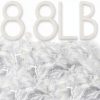 Fabbay 4 Pack 8.8 LB Fiberglass for Concrete Cement Fiber Additive, Mortar Anti Seepage Reinforcement Glass Chopped Strand for Garden Wall Build Anti Cracking White Concrete Mix, 3/4, 19 mm (8.8 lb)-0