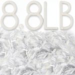 Fabbay 4 Pack 8.8 LB Fiberglass for Concrete Cement Fiber Additive, Mortar Anti Seepage Reinforcement Glass Chopped Strand for Garden Wall Build Anti Cracking White Concrete Mix, 3/4, 19 mm (8.8 lb)-0