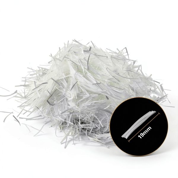 ZENFUN 4.4 lb Fiberglass Chop Strands for Concrete 3/4 Inch 19mm-1