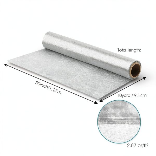 1708 Biaxial Fiberglass Cloth Roll 50" x 360" Heavy Duty 10 Yard-1